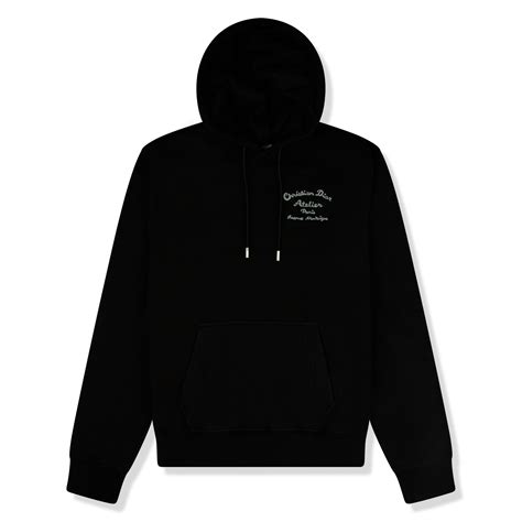 christian dior paris black hoodie|Christian Dior hoodie black.